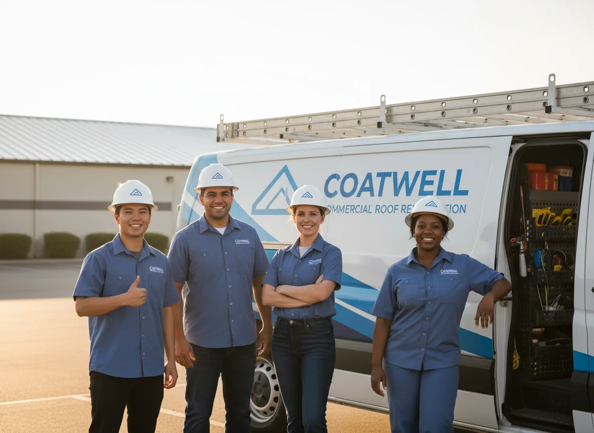 Commercial roof coating company in Vian, OK